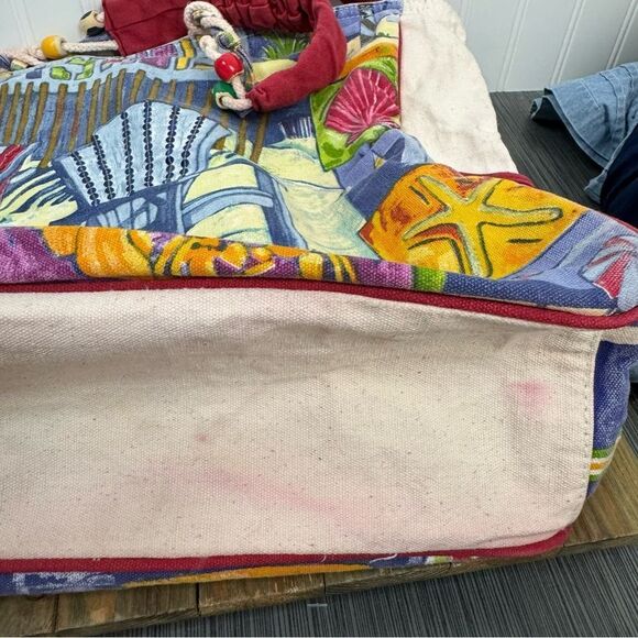 Paul Brent BAG Fantasea Large Tropical Bright Fantasy Tote Shoulder Fun Gift GV - Picture 8 of 10